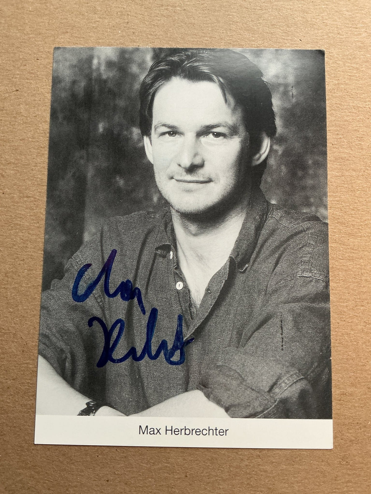 Max Herbrechter, Germany 🇩🇪 Actor 2024 hand signed - Autographs-World