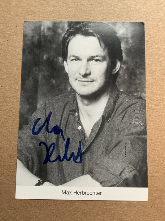 Max Herbrechter, Germany 🇩🇪 Actor 2024 hand signed - Autographs-World