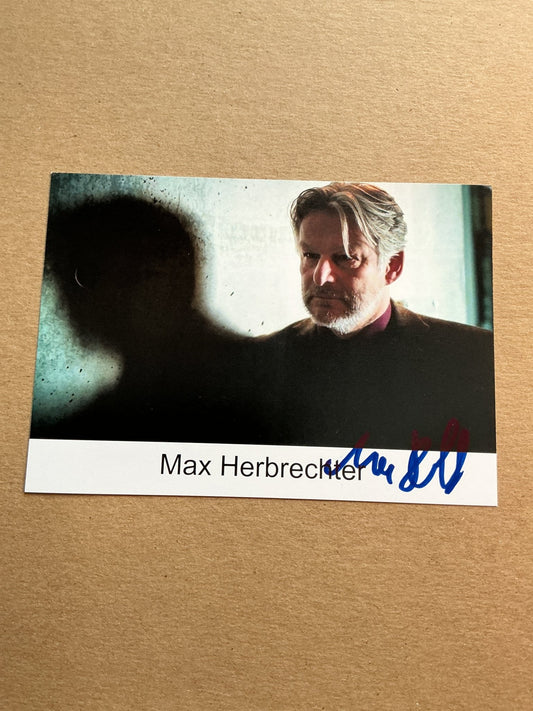 Max Herbrechter, Germany 🇩🇪 Actor 2024 hand signed - Autographs-World