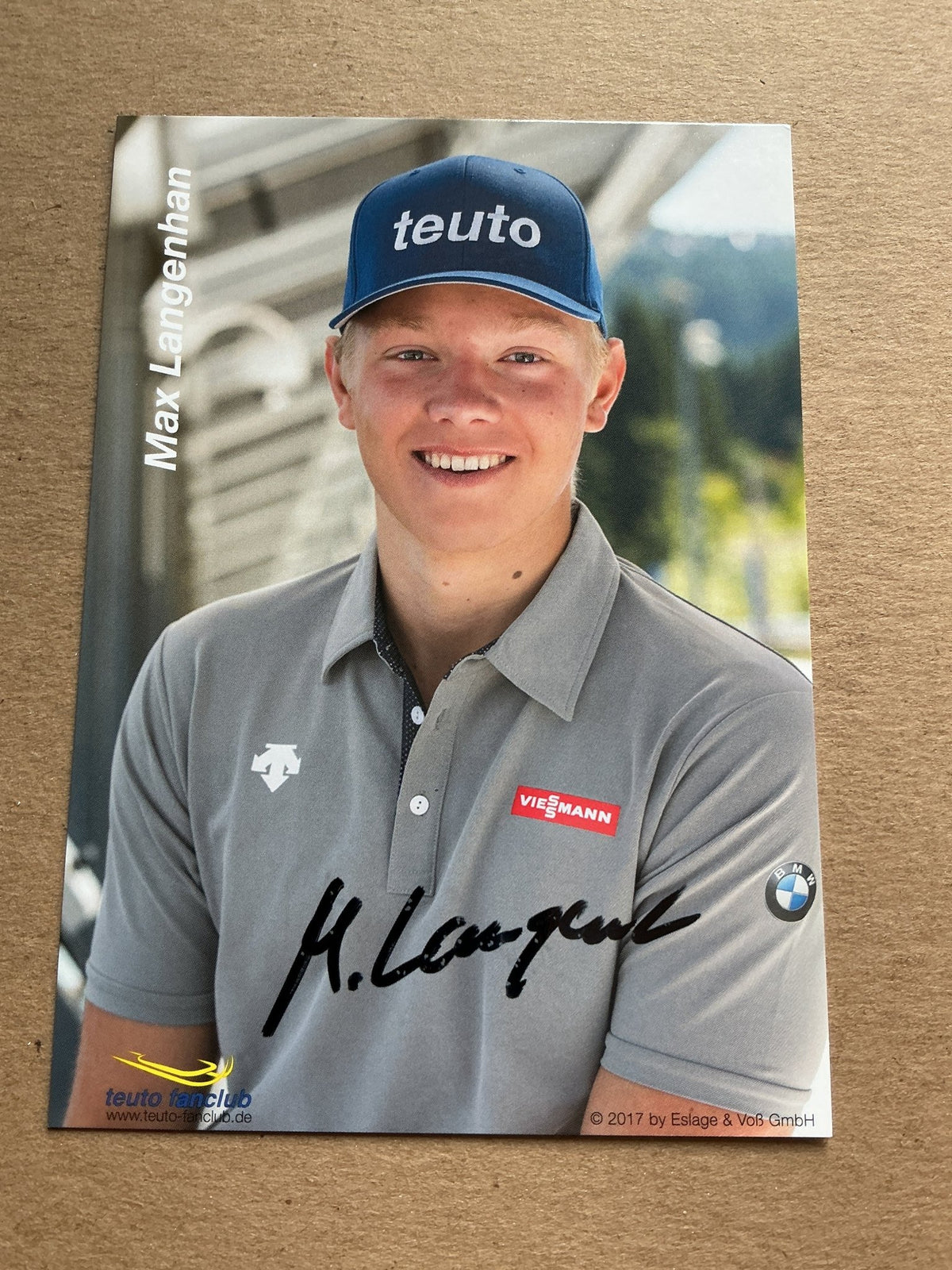 Max Langenhan, Germany 🇩🇪 Luger Winter 2021/22 hand signed - Autographs-World