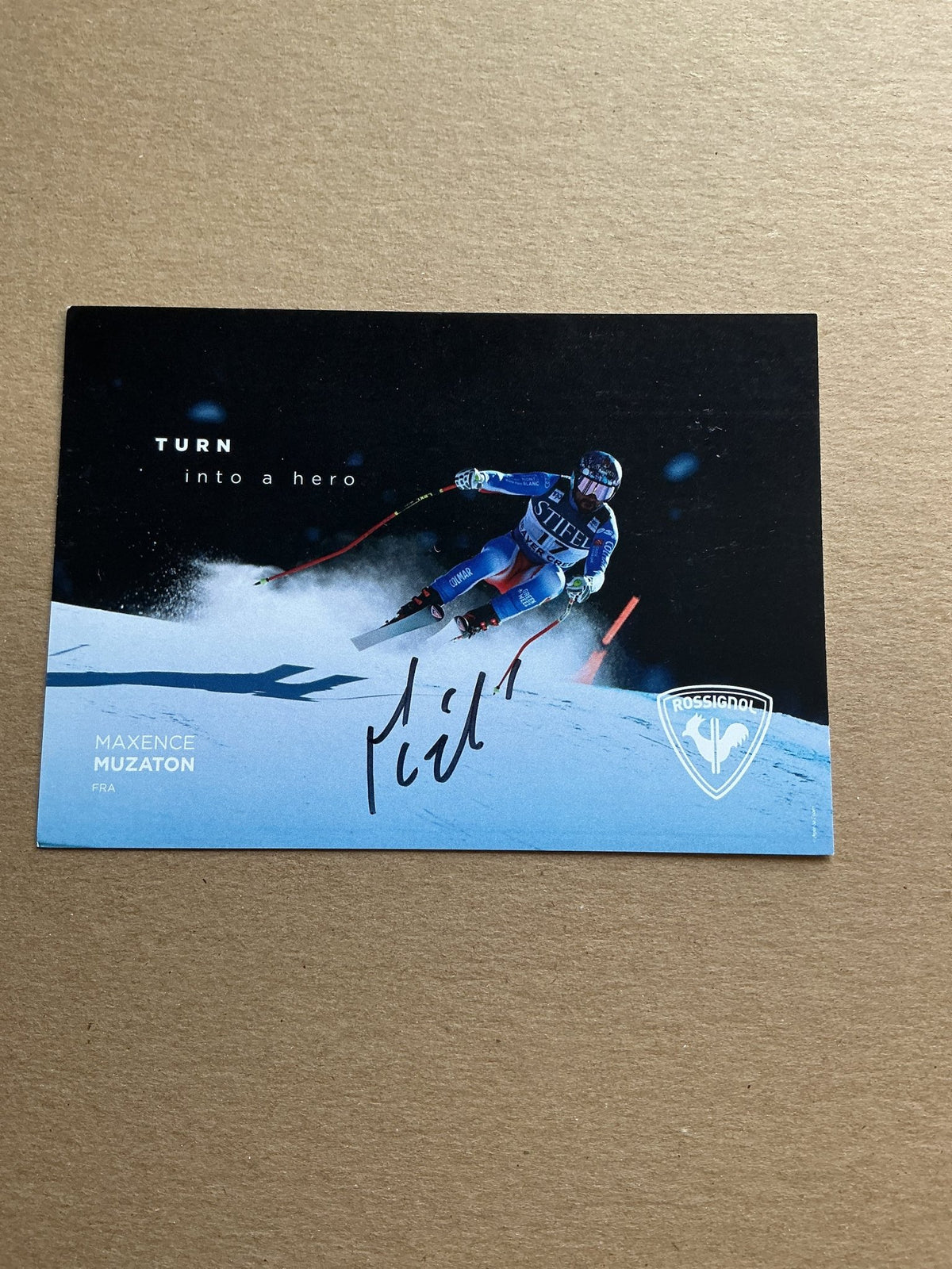 Maxence Muzaton, France 🇫🇷 Alpine Winter Sports 2024/25 hand signed - Autographs-World
