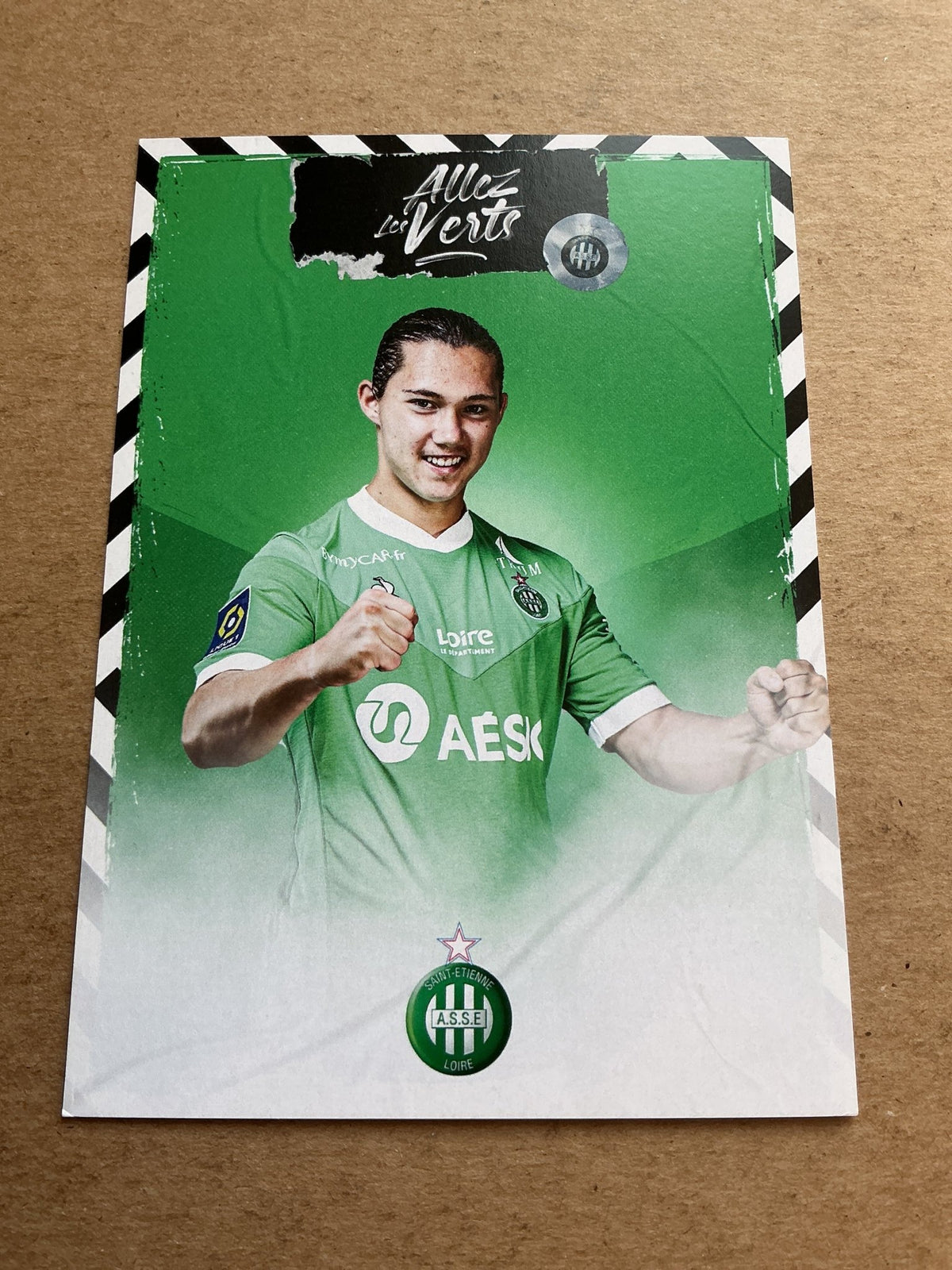 Maxence Rivera, France 🇫🇷 AS Saint-Étienne 2020/21 hand signed - Autographs-World