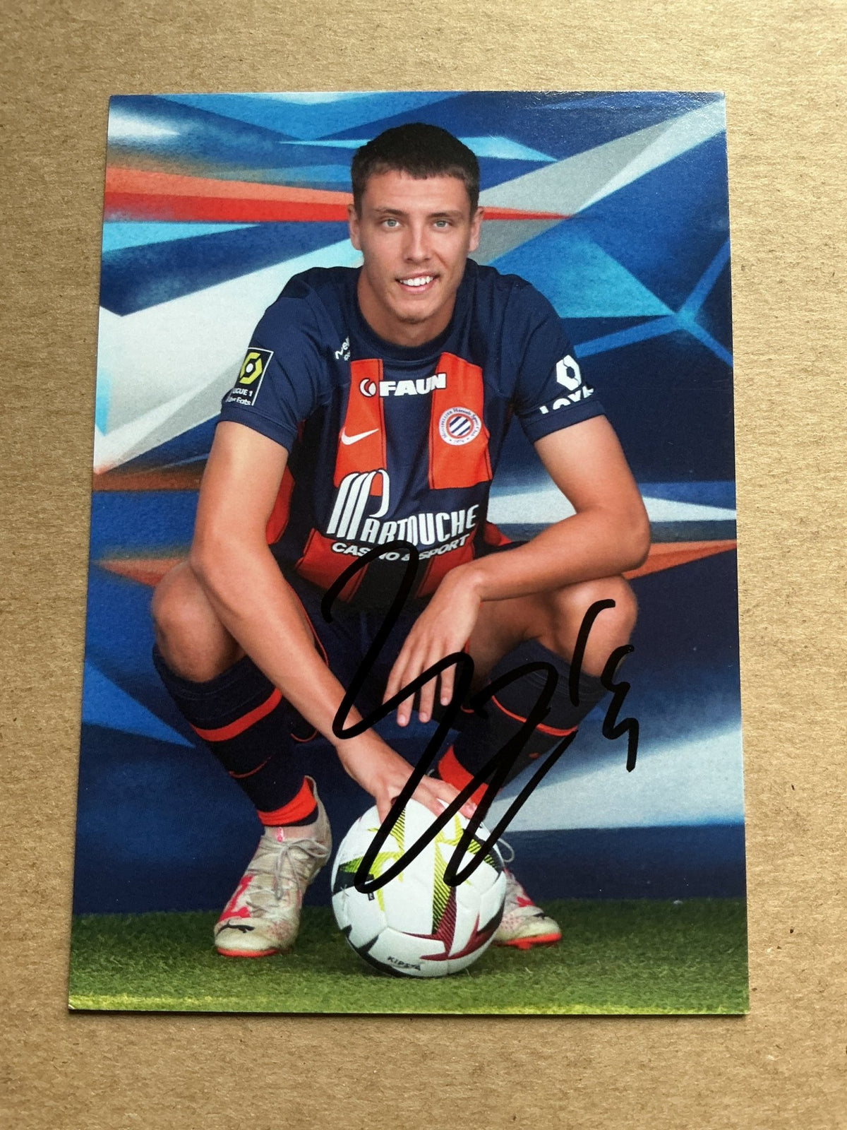 Maxime Esteve, France 🇫🇷 Montpellier HSC 2023/24 hand signed - Autographs-World