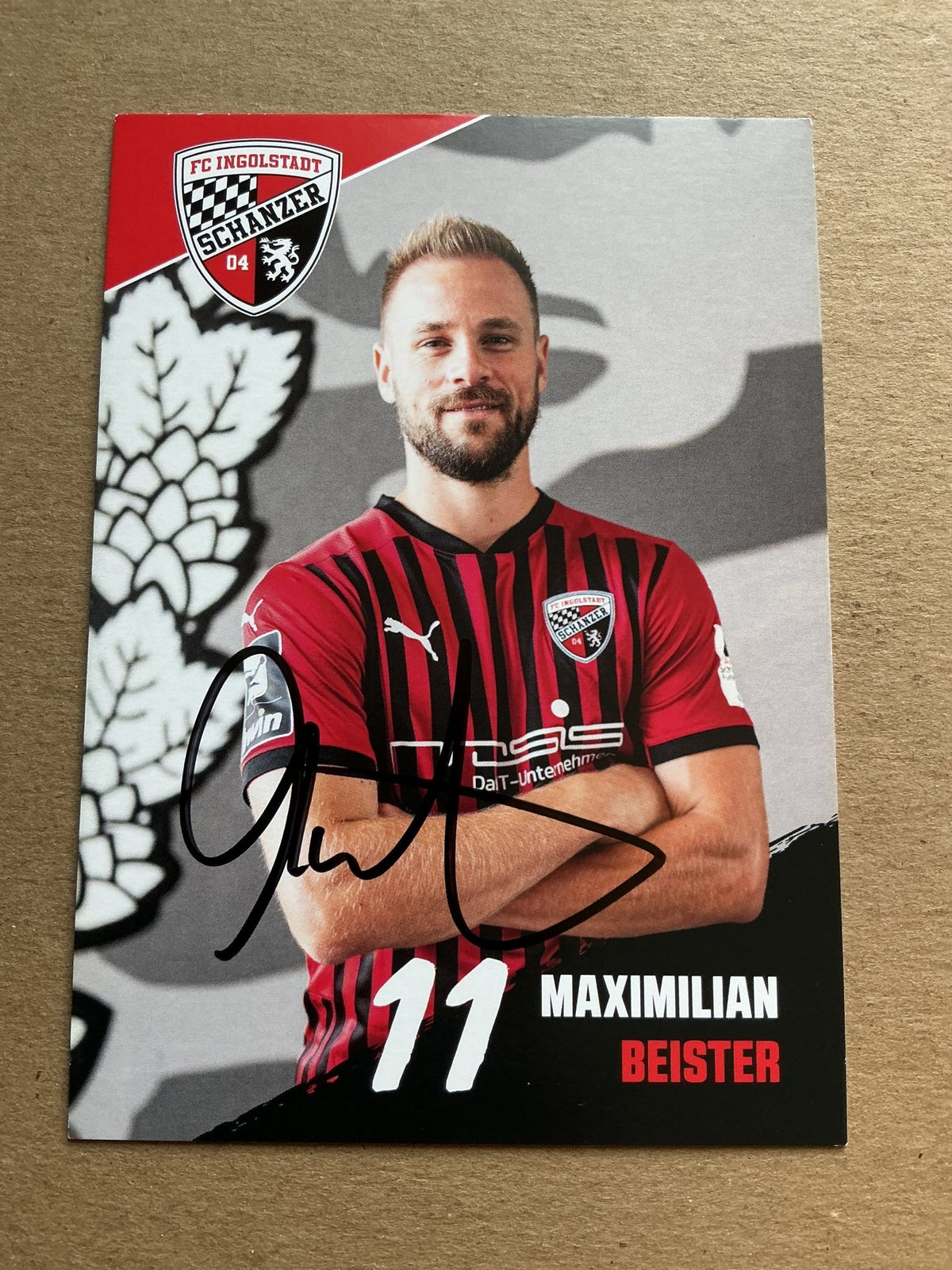 Maximilian Beister, Germany 🇩🇪 FC Ingolstadt 04 2020/21 hand signed - Autographs-World