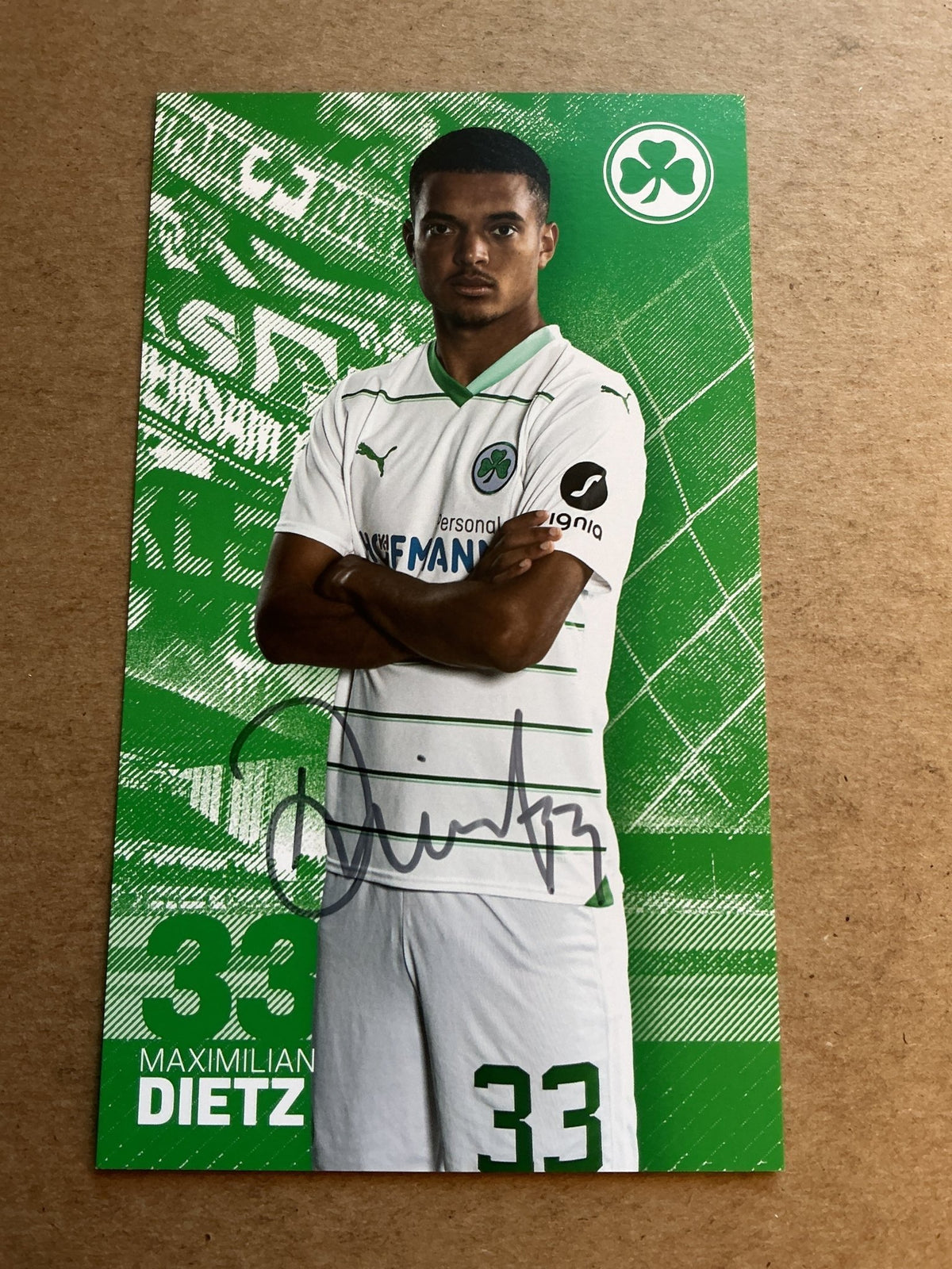 Maximilian Dietz, USA 🇺🇸 SpVgg Greuther Fürth 2023/24 hand signed - Autographs-World