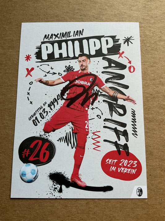Maximilian Philipp, Germany 🇩🇪 SC Freiburg 2024/25 hand signed - Autographs-World