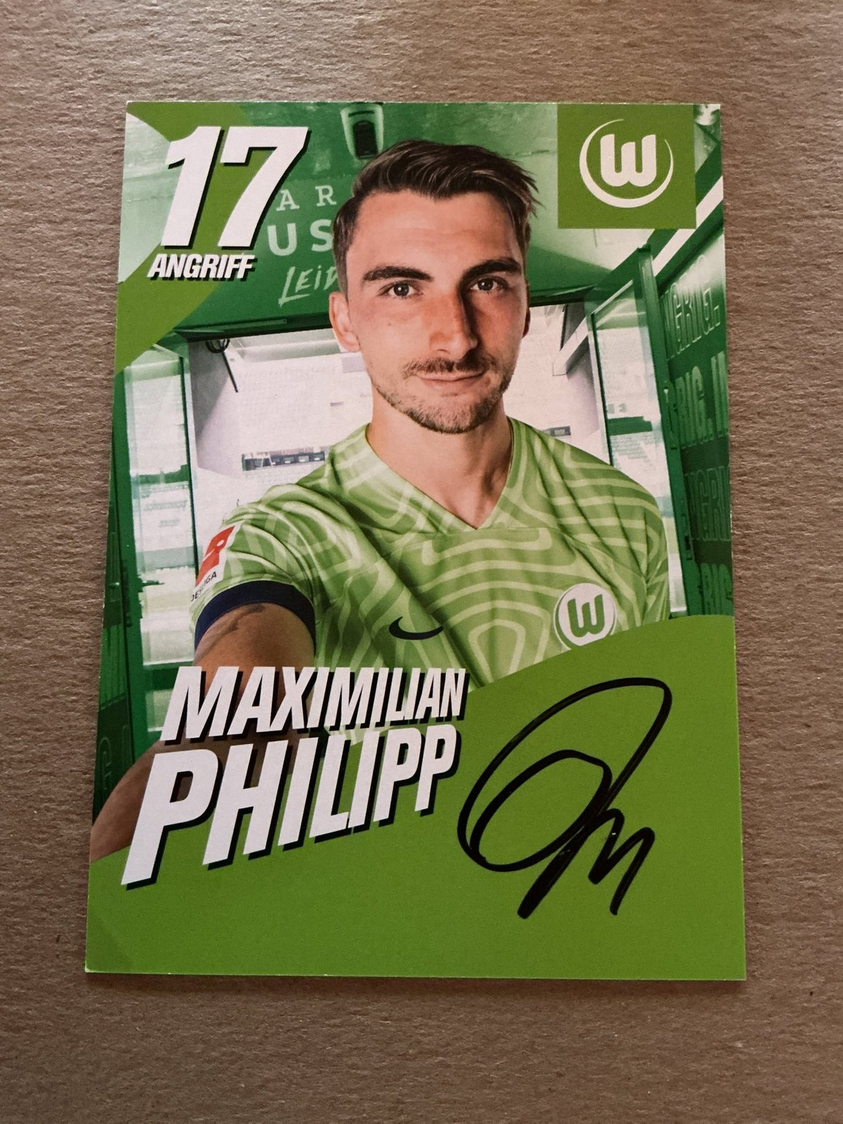 Maximilian Philipp, Germany 🇩🇪 VfL Wolfsburg 2022/23 hand signed - Autographs-World