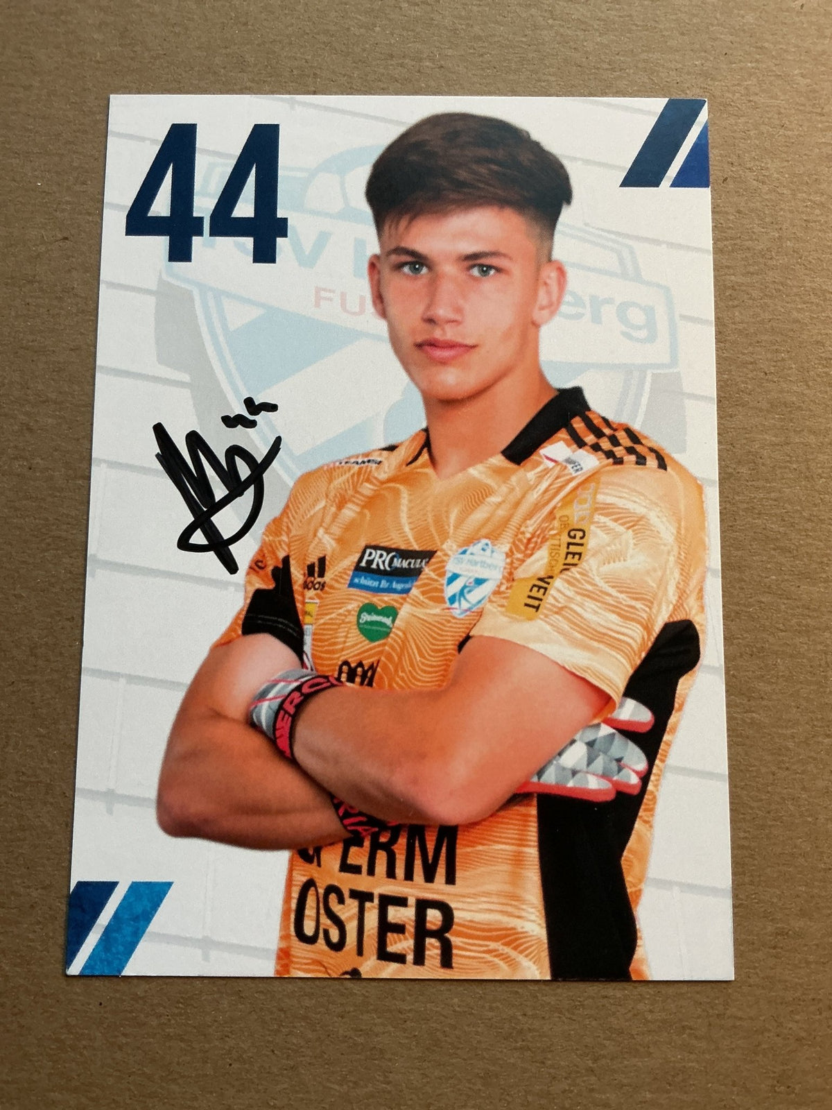 Maximilian Pußwald, Austria 🇦🇹 TSV Hartberg 2021/22 hand signed - Autographs-World