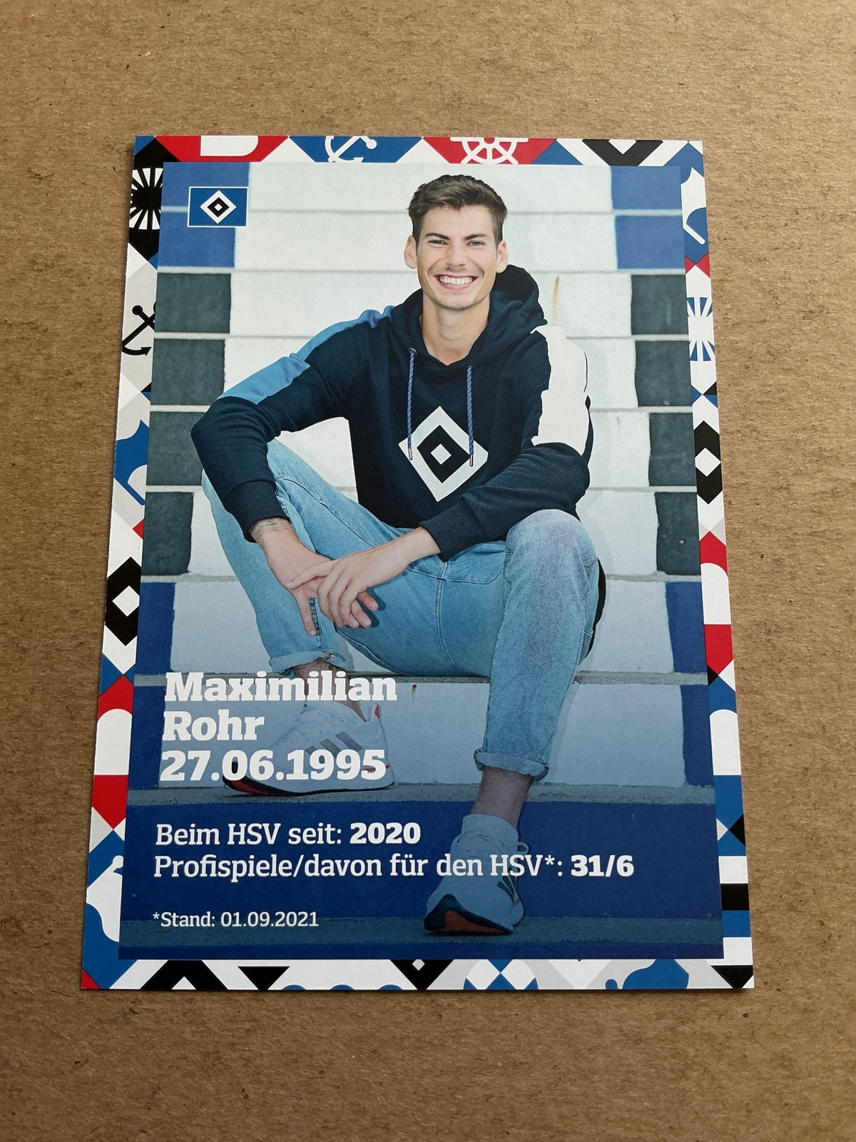 Maximilian Rohr, Germany 🇩🇪 Hamburger SV 2021/22 hand signed - Autographs-World