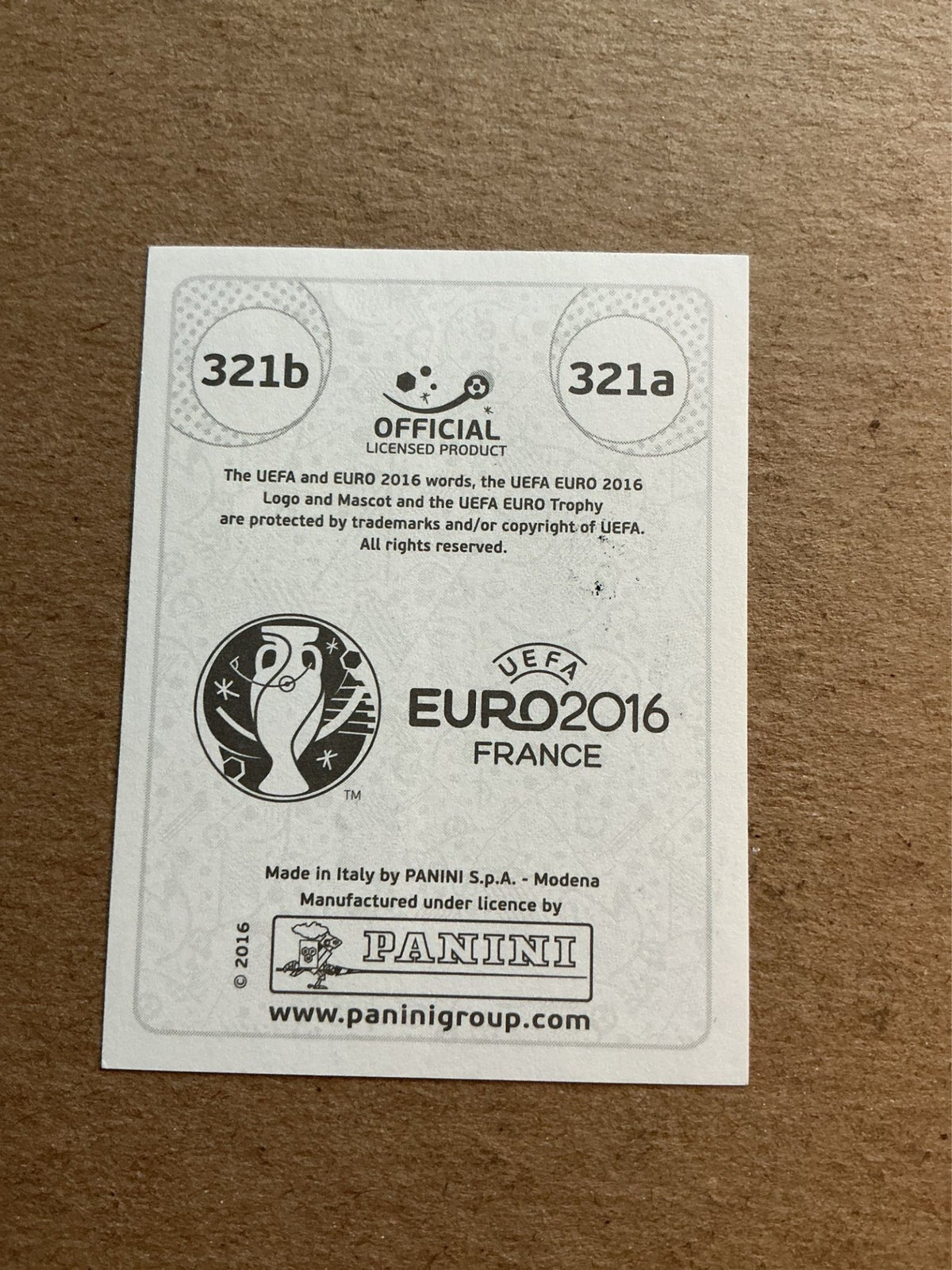 McCauley & Evans, Northern Ireland, UEFA Euro 2016 Panini hand signed - Autographs-World