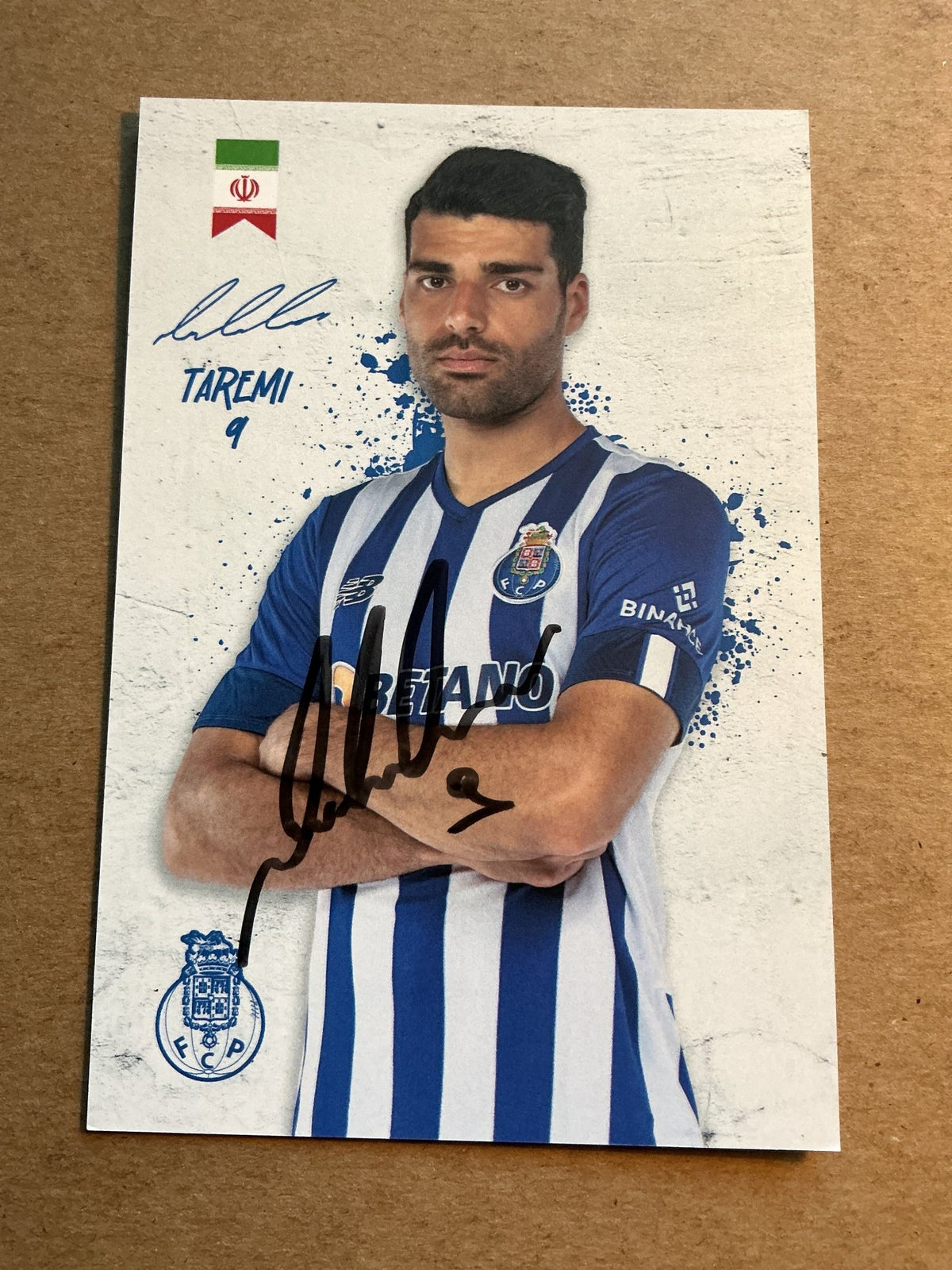 Mehdi Taremi, Iran 🇮🇷 FC Porto 2022/23 hand signed - Autographs-World