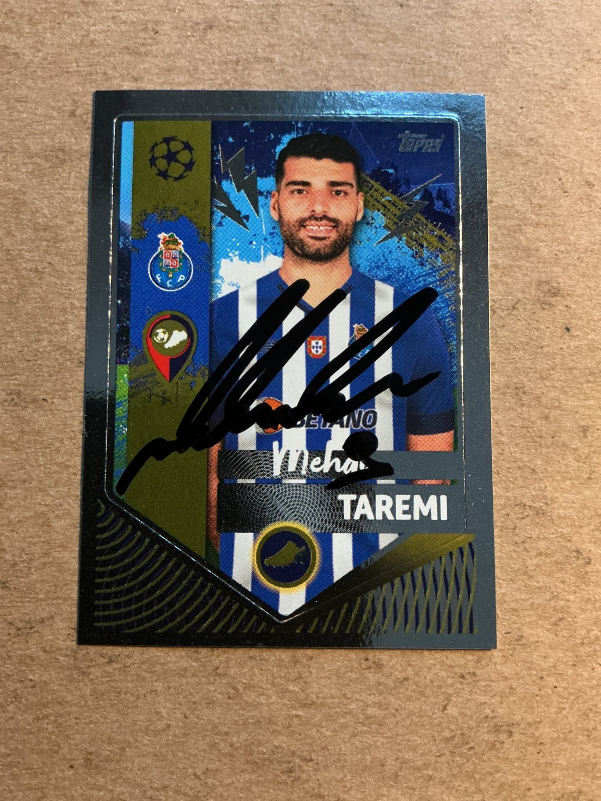 Mehdi Taremi, Iran 🇮🇷 FC Porto 2022/23 Topps hand signed - Autographs-World