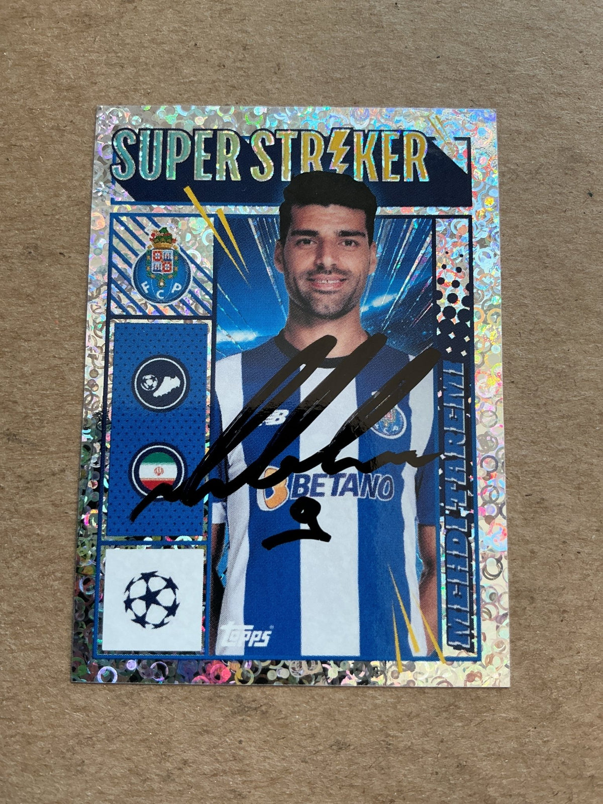 Mehdi Taremi, Iran 🇮🇷 FC Porto 2023/24 Topps hand signed - Autographs-World