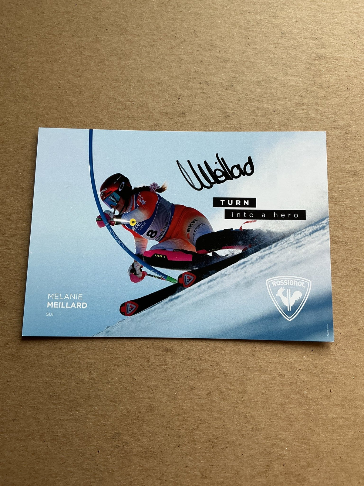 Melanie Mellard, Switzerland 🇨🇭 Alpine Winter Sports 2024/25 hand signed - Autographs-World