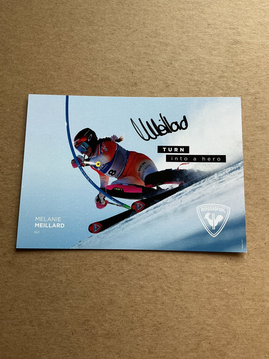 Melanie Mellard, Switzerland 🇨🇭 Alpine Winter Sports 2024/25 hand signed - Autographs-World