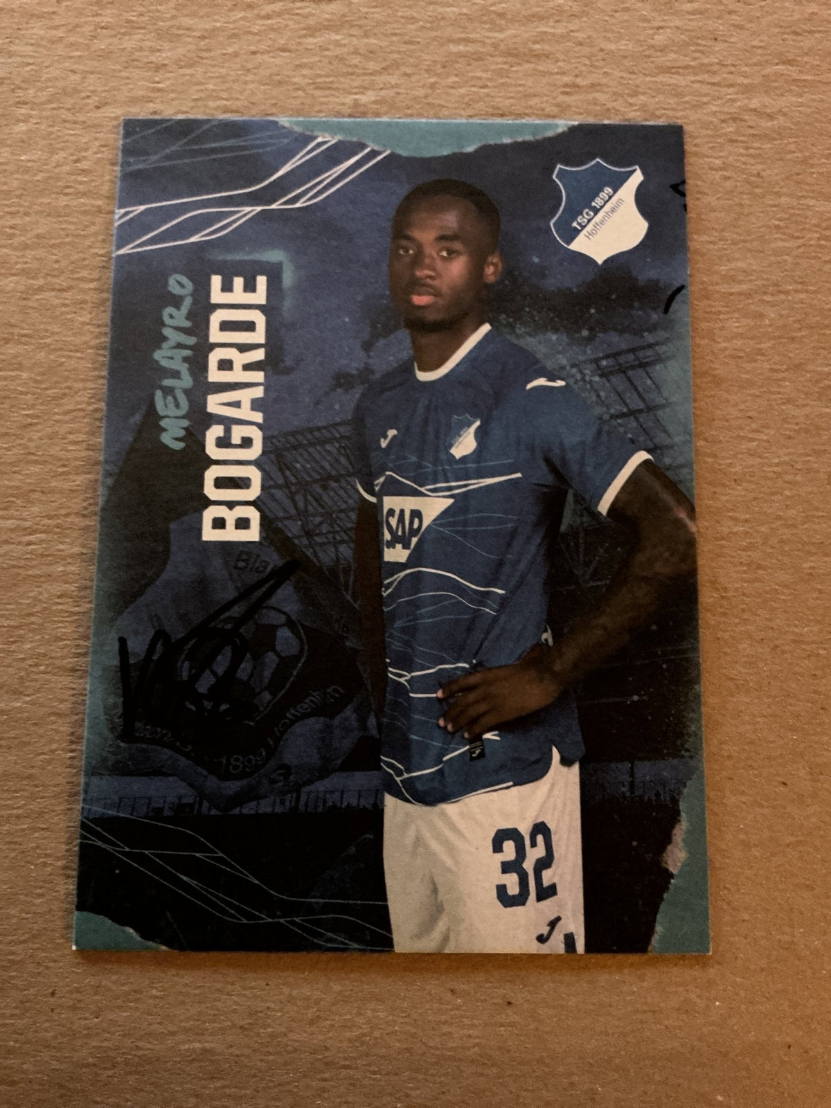 Melayrd Bogarde, Netherlands 🇳🇱 TSG 1899 Hoffenheim 2022/23 hand signed - Autographs-World