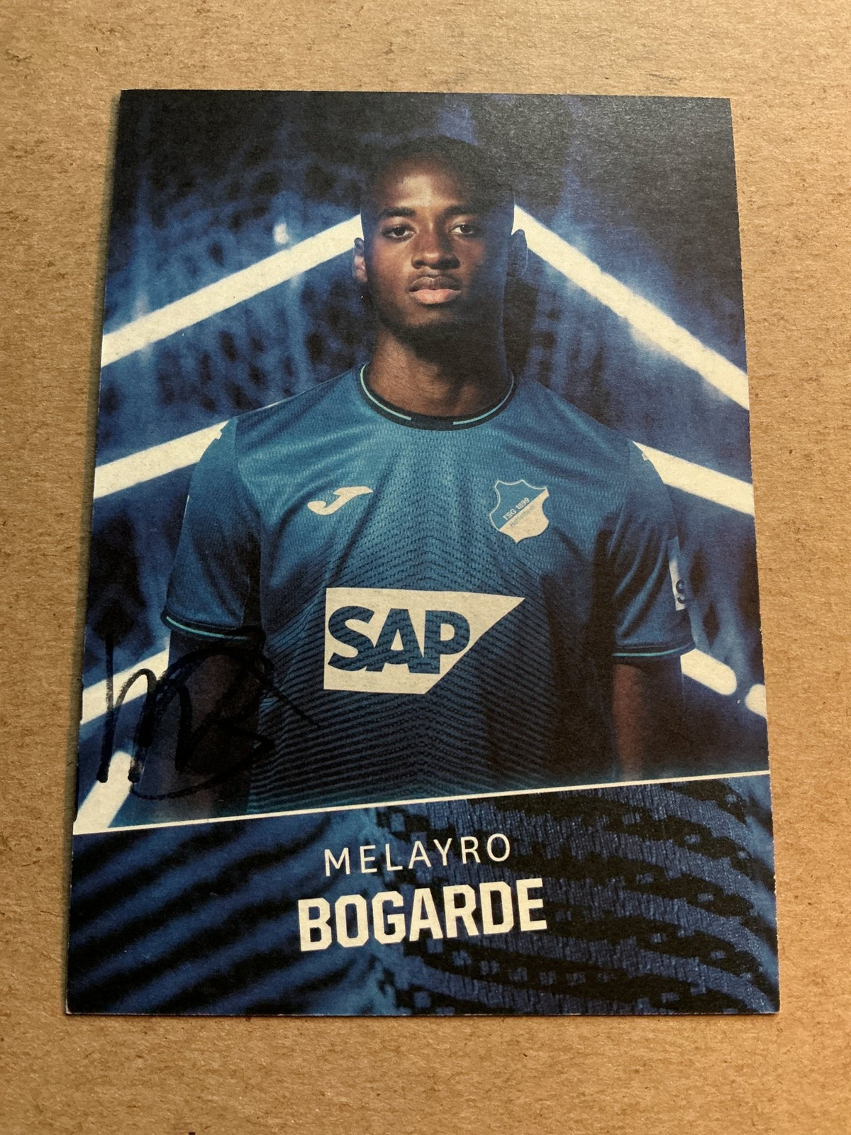 Melayro Bogarde, Netherlands 🇳🇱 TSG 1899 Hoffenheim 2021/22 hand signed - Autographs-World