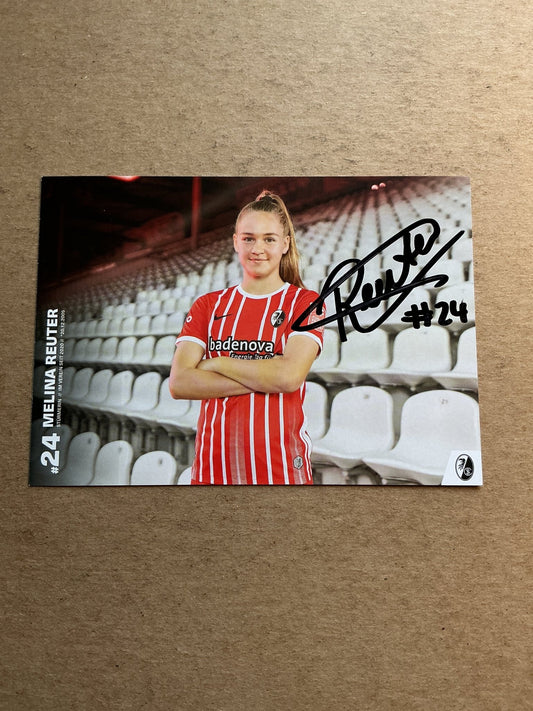 Melina Reuter, Germany 🇩🇪 SC Freiburg 2022/23 hand signed - Autographs-World