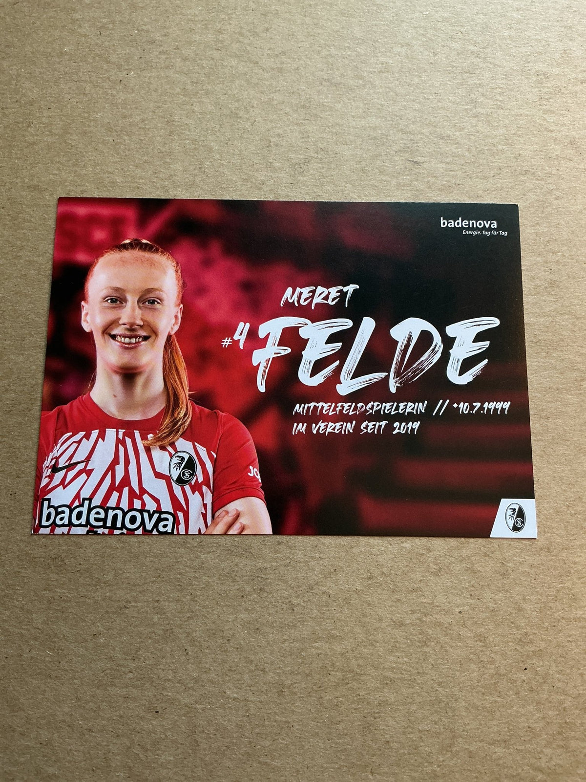 Meret Felde, Germany 🇩🇪 SC Freiburg 2023/24 hand signed - Autographs-World