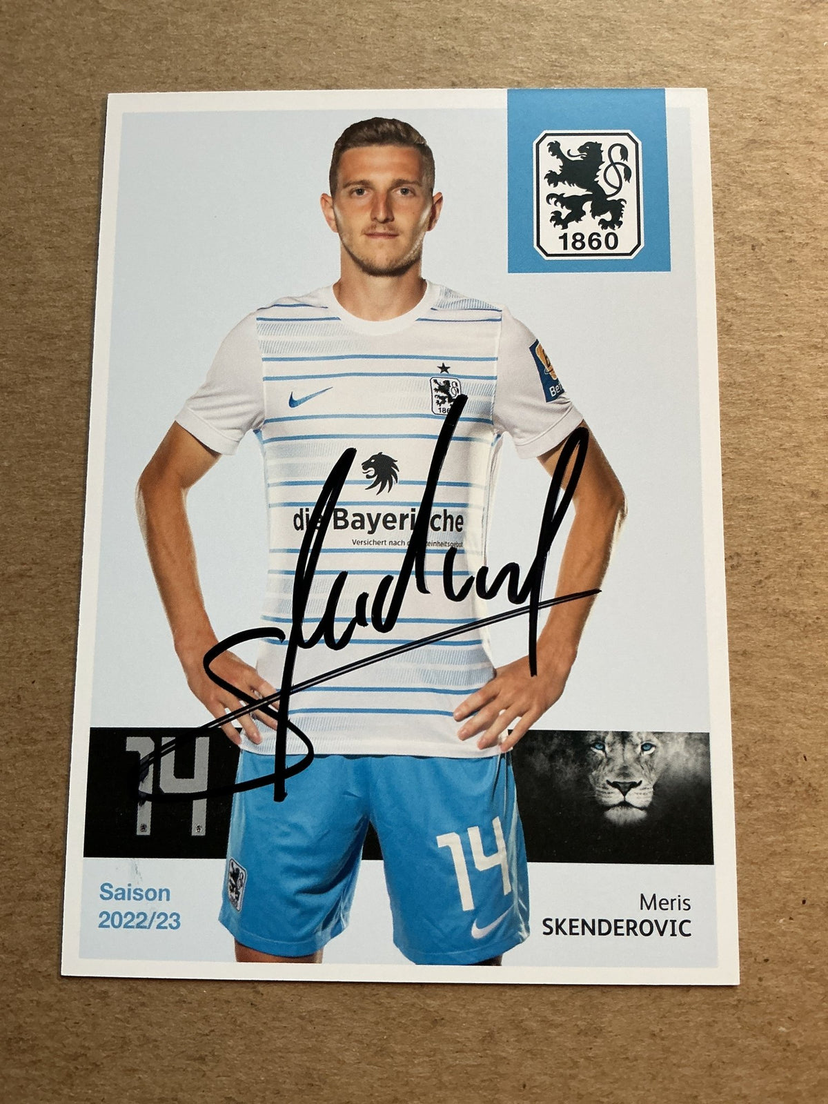 Meris Skenderović, Montenegro 🇲🇪 TSV 1860 München 2022/23 hand signed - Autographs-World