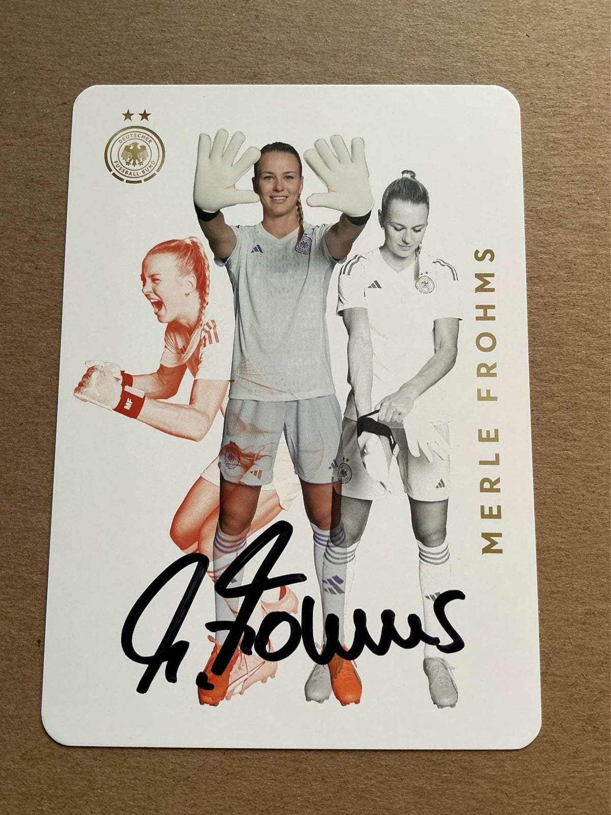 Merle Frohms, Germany 🇩🇪 FIFA World Cup 2023 hand signed - Autographs-World