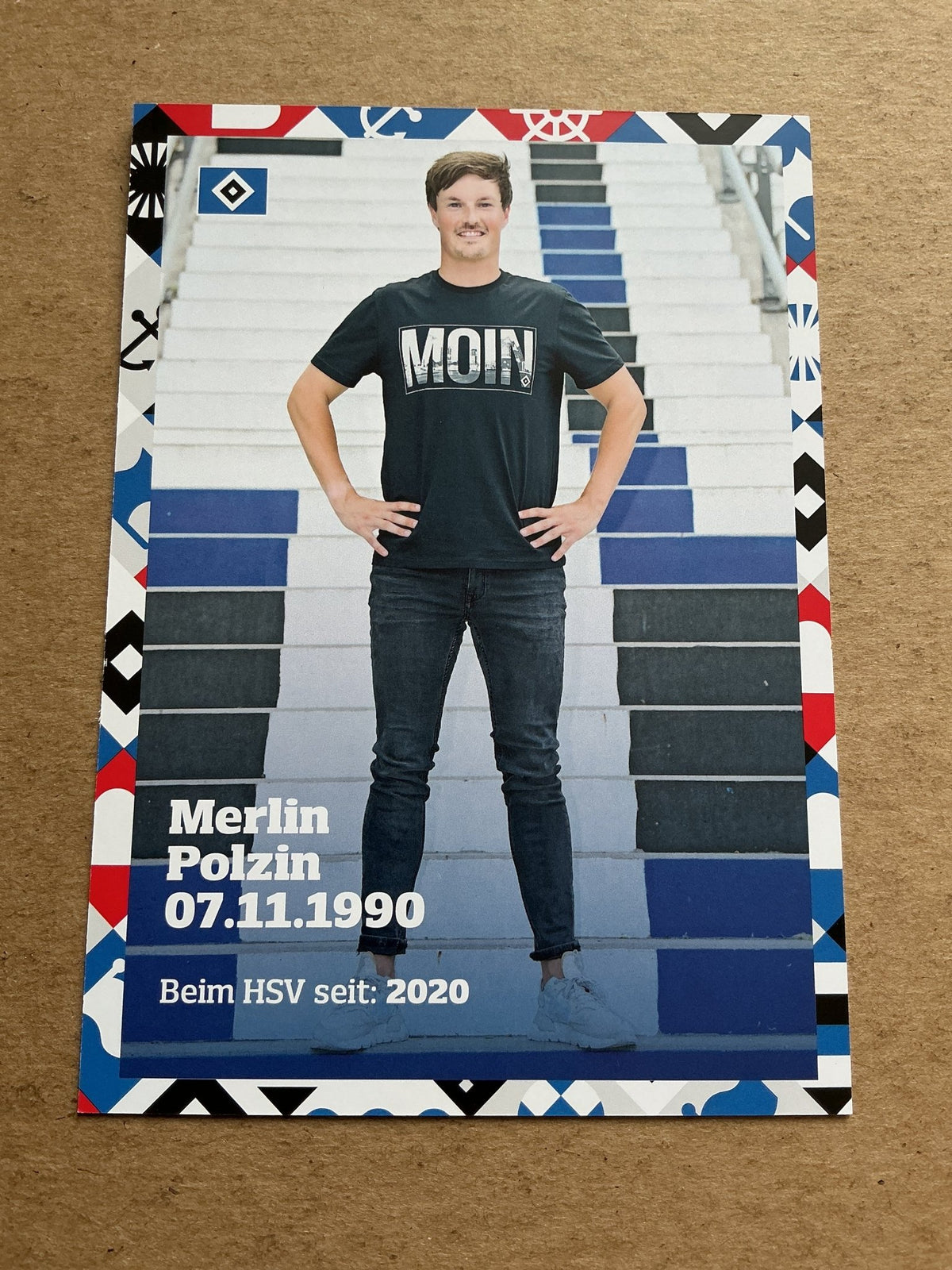Merlin Polzin, Germany 🇩🇪 Hamburger SV 2021/22 hand signed - Autographs-World