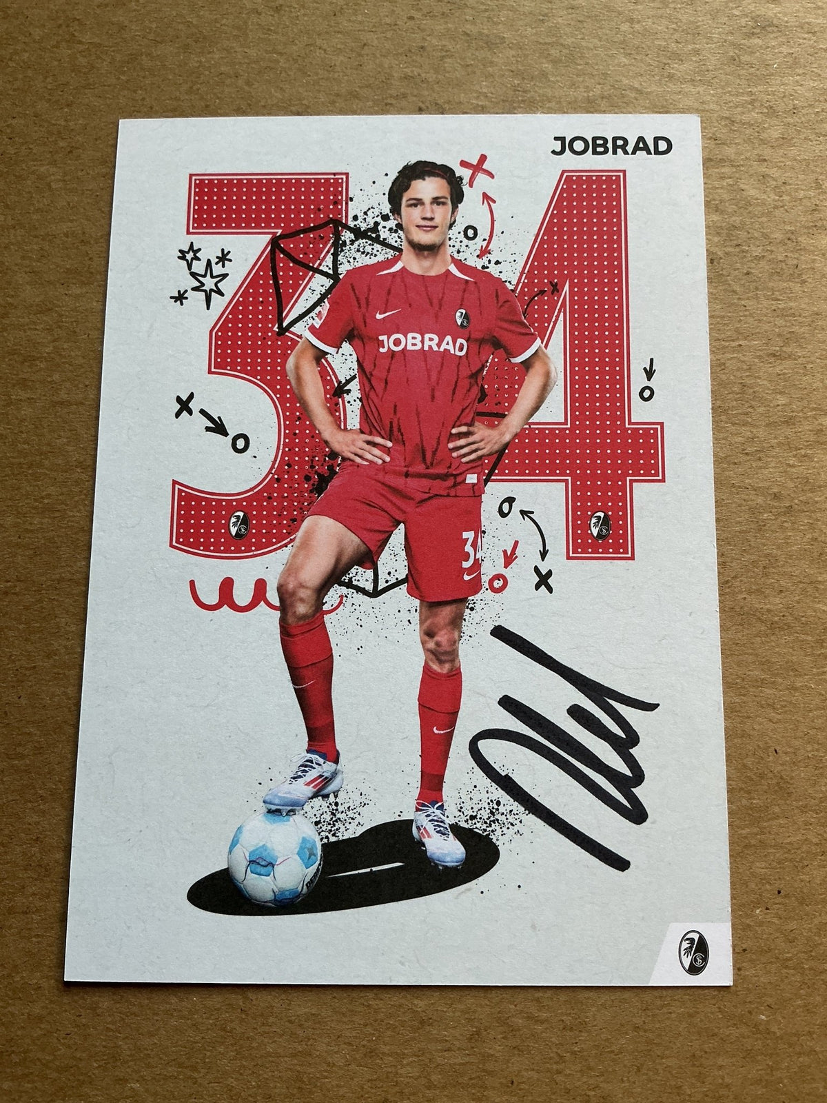 Merlin Röhl, Germany 🇩🇪 SC Freiburg 2024/25 hand signed - Autographs-World