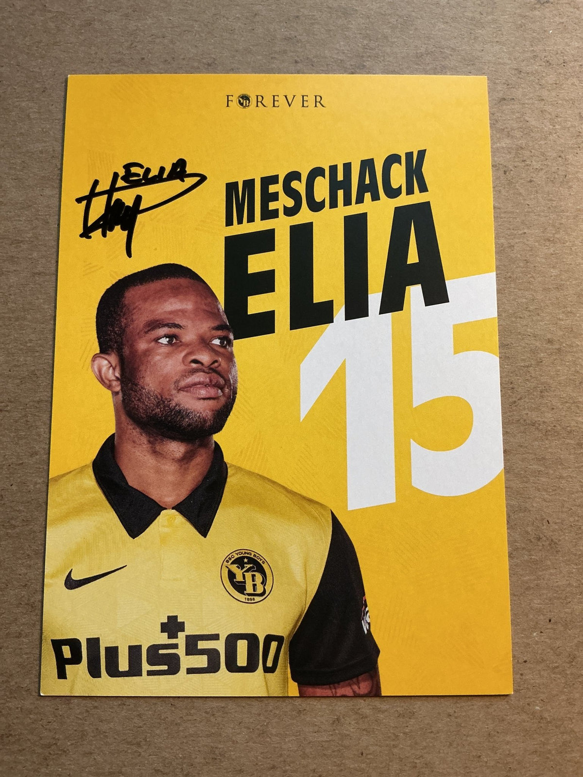 Meschack Elia, DR Kongo 🇨🇩 BSC Young Boys 2020/21 hand signed - Autographs-World