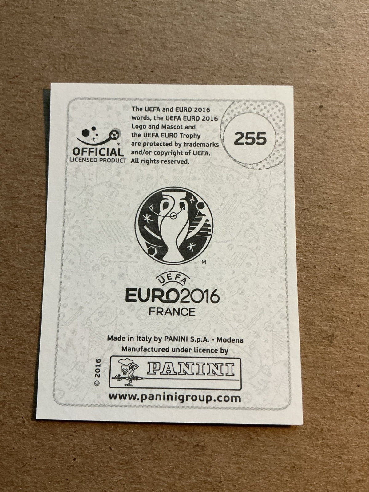 Mesut Özil, Germany 🇩🇪 UEFA Euro 2016 Panini hand signed - Autographs-World
