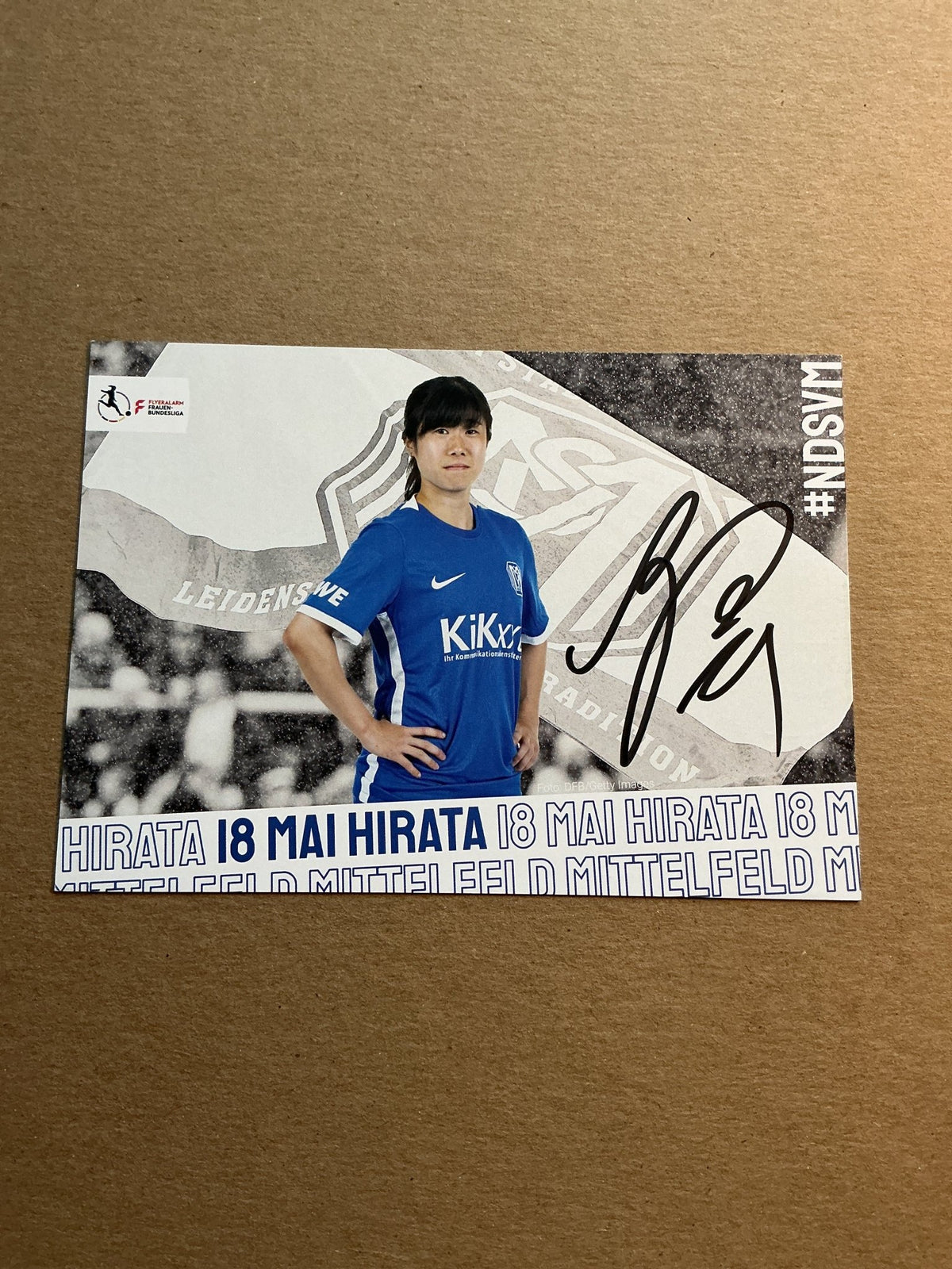 Mia Hirata, Japan 🇯🇵 SV Meppen 2022/23 hand signed - Autographs-World