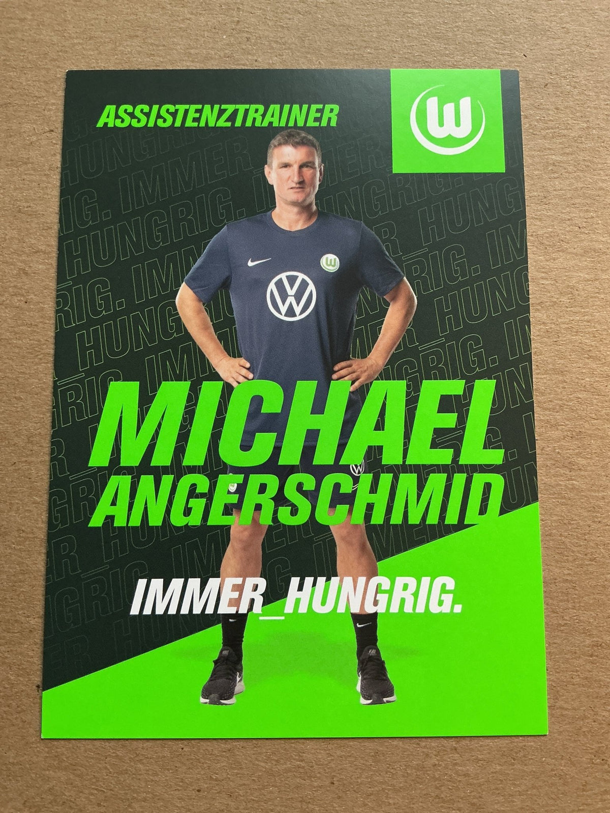 Michael Angerschmid, Austria 🇦🇹 VfL Wolfsburg 2019/20 hand signed - Autographs-World