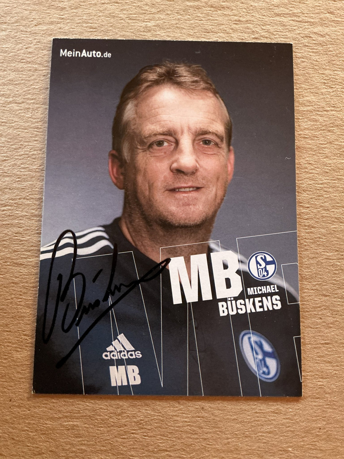 Michael Büskens, Germany 🇩🇪 FC Schalke 04 2022/23 hand signed - Autographs-World