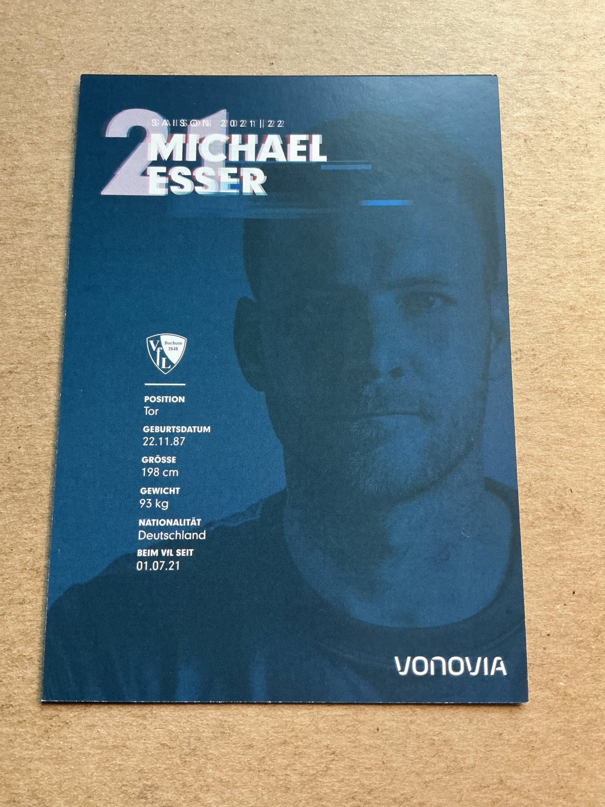 Michael Esser, Germany 🇩🇪 VfL Bochum 2021/22 hand signed - Autographs-World
