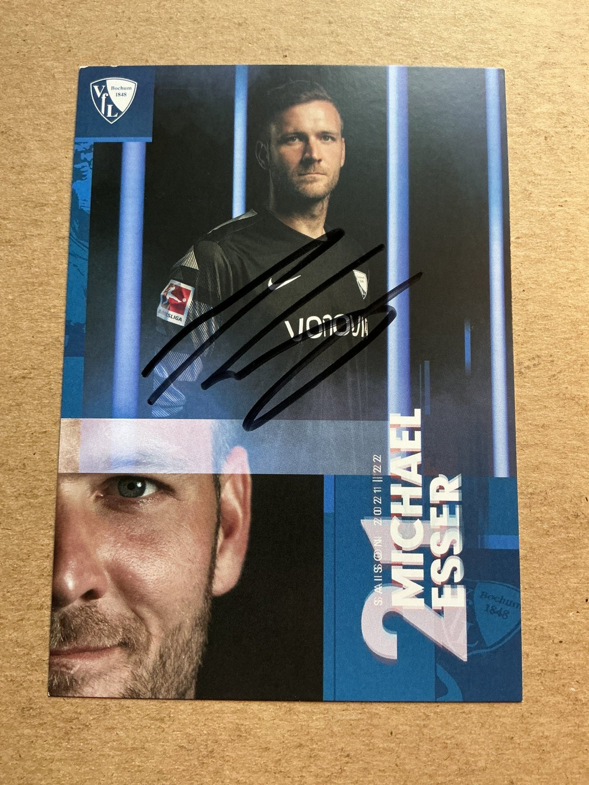 Michael Esser, Germany 🇩🇪 VfL Bochum 2021/22 hand signed - Autographs-World