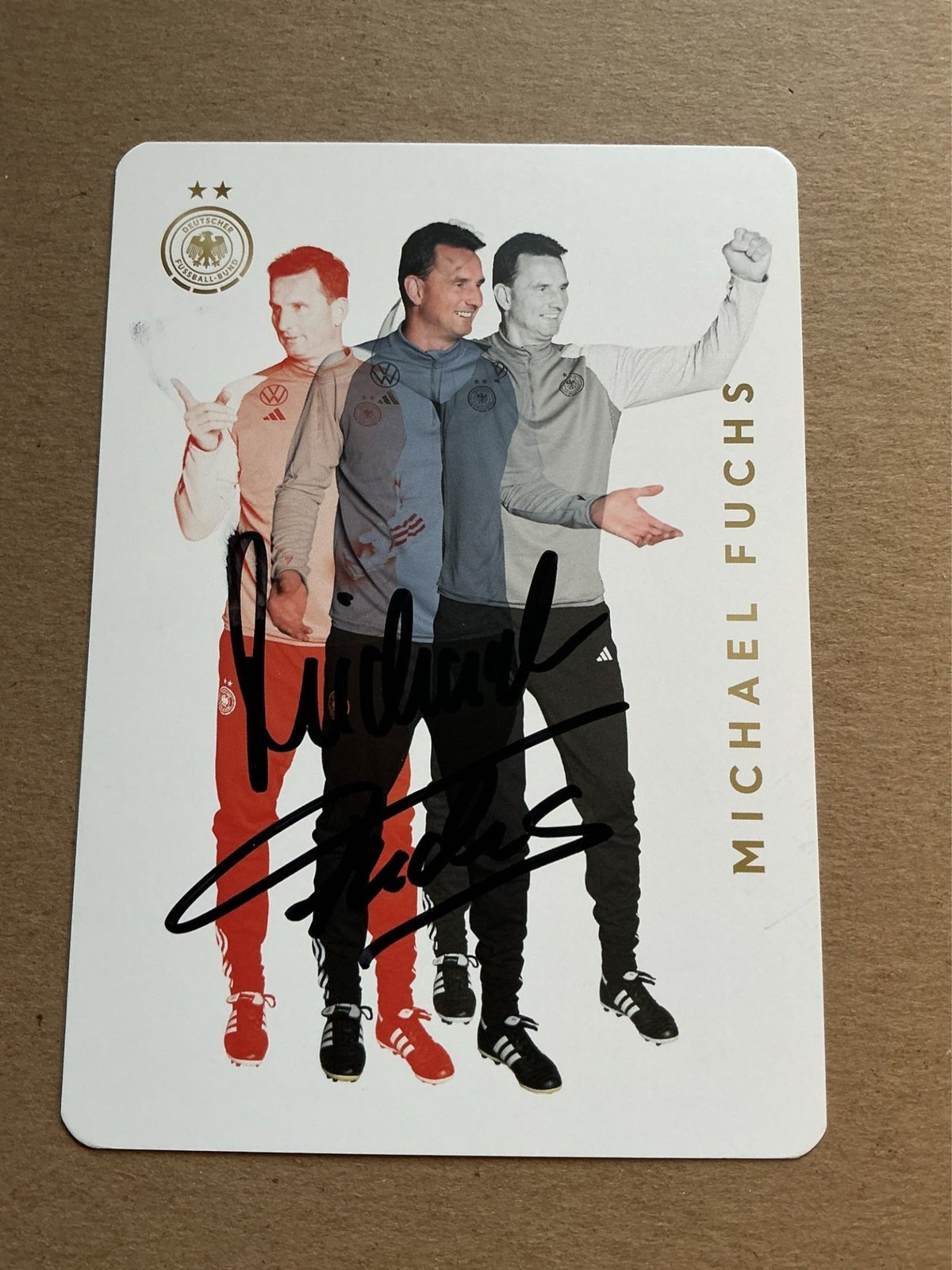 Michael Fuchs, Germany 🇩🇪 FIFA World Cup 2023 hand signed - Autographs-World