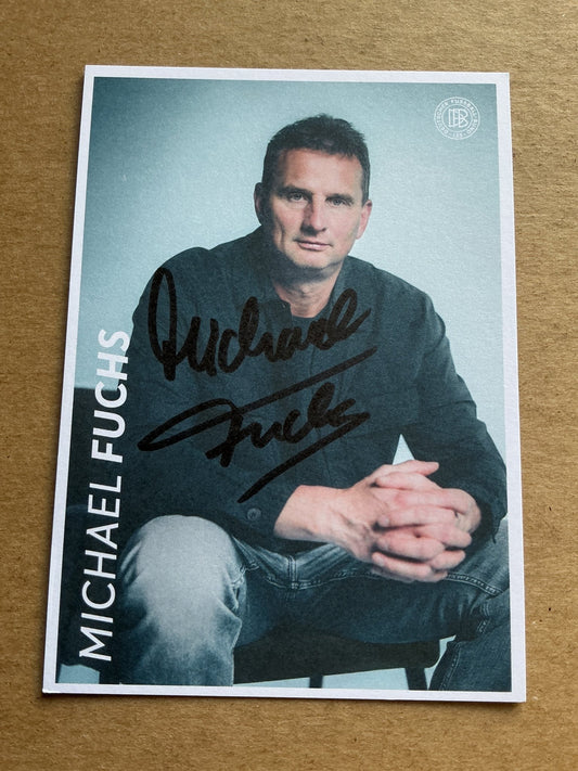 Michael Fuchs, Germany 🇩🇪 Women’s Euro Cup 2025 hand signed - Autographs-World