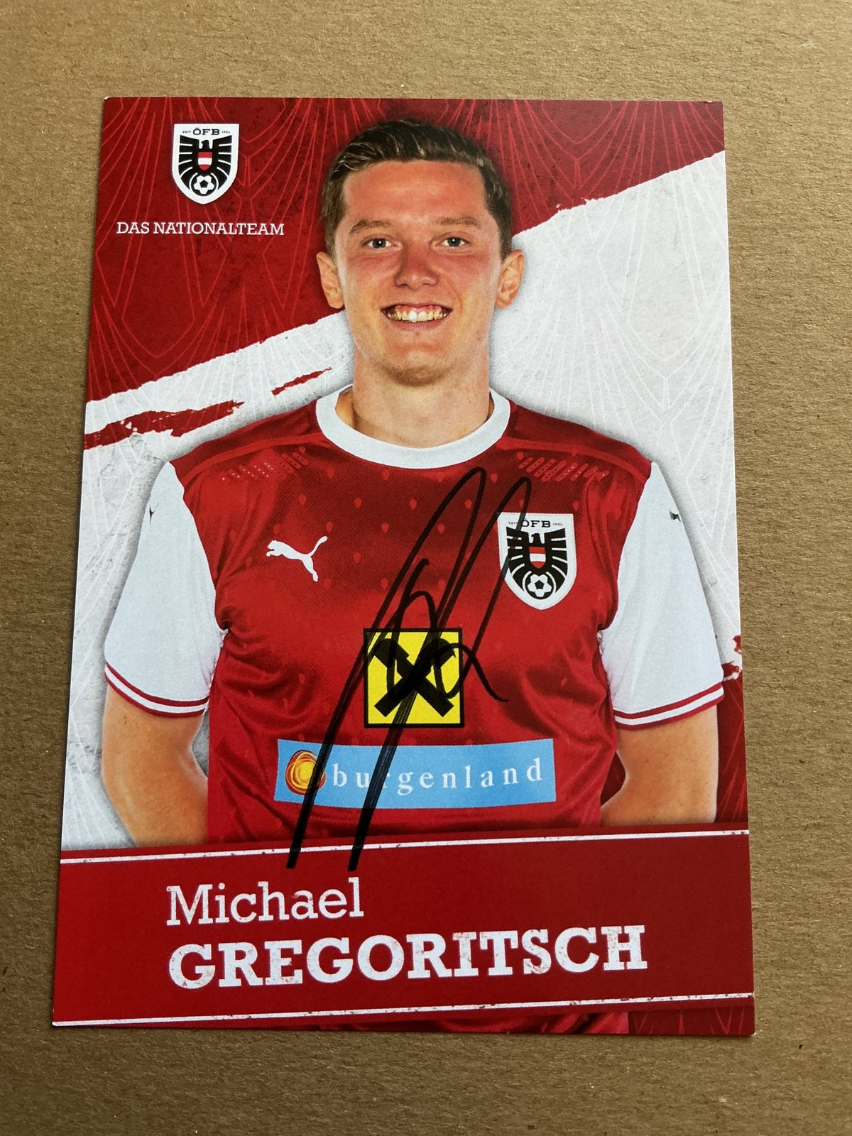Michael Gregoritsch, Austria 🇦🇹 UEFA Euro Cup 2020 hand signed - Autographs-World