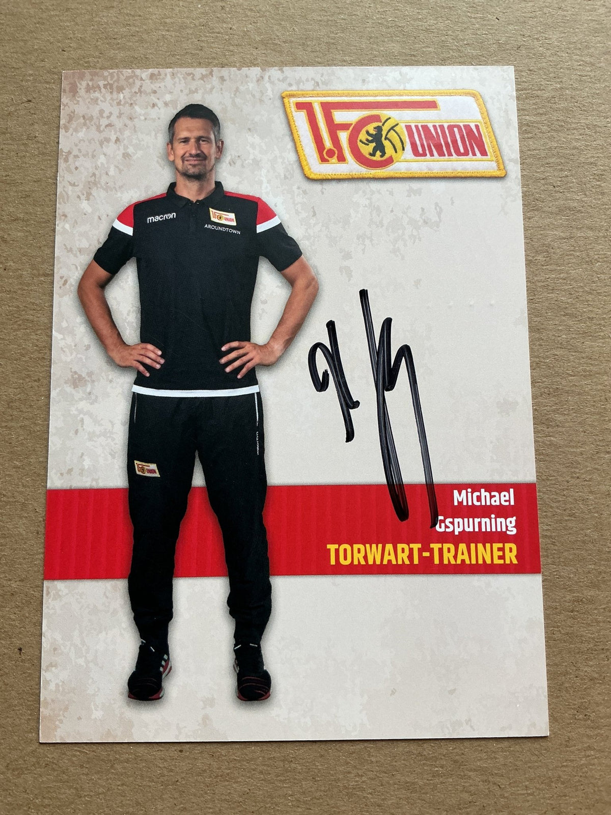 Michael Gspurning, Austria 🇦🇹 1.FC Union Berlin 2019/20 hand signed - Autographs-World