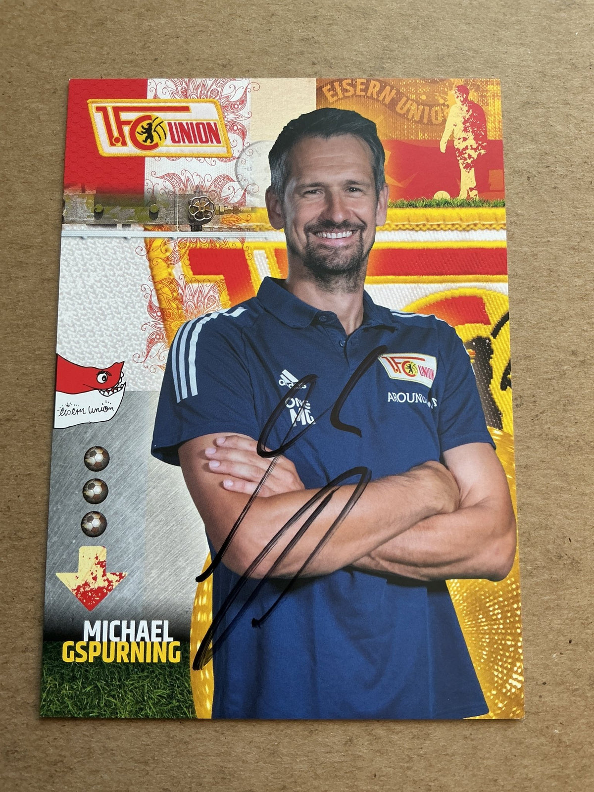 Michael Gspurning, Austria 🇦🇹 1.FC Union Berlin 2020/21 hand signed - Autographs-World
