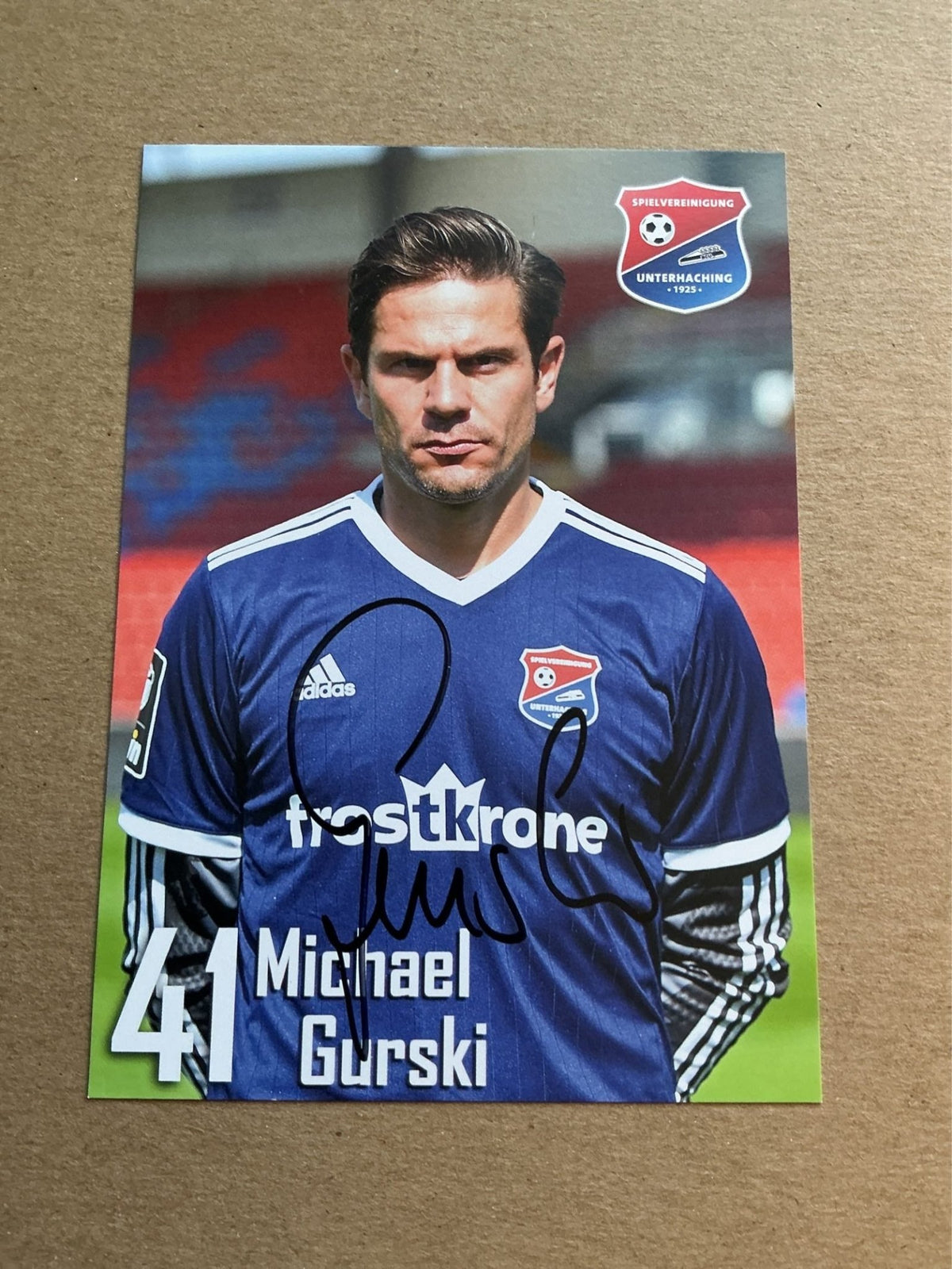 Michael Gurski, Germany 🇩🇪 SpVgg Unterhaching 2019/20 hand signed - Autographs-World