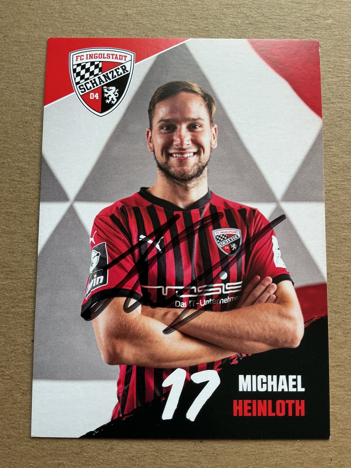 Michael Heinloth, Germany 🇩🇪 FC Ingolstadt 04 2020/21 hand signed - Autographs-World