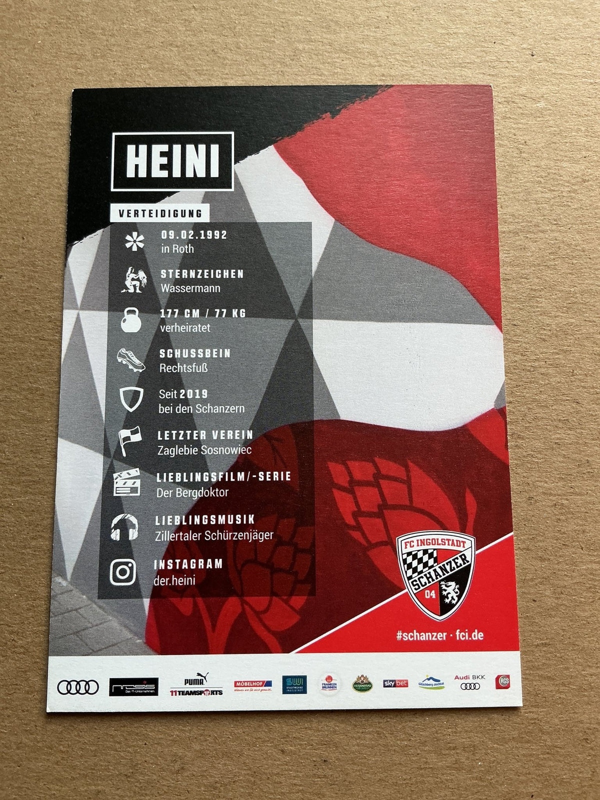 Michael Heinloth, Germany 🇩🇪 FC Ingolstadt 04 2020/21 hand signed - Autographs-World