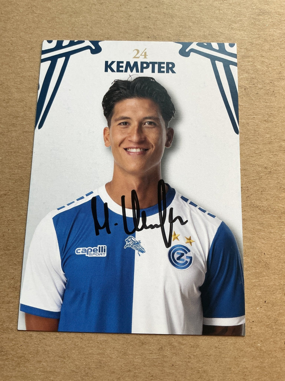 Michael Kempter, Philippines 🇵🇭 Grasshopper Club Zürich 2023/24 hand signed - Autographs-World