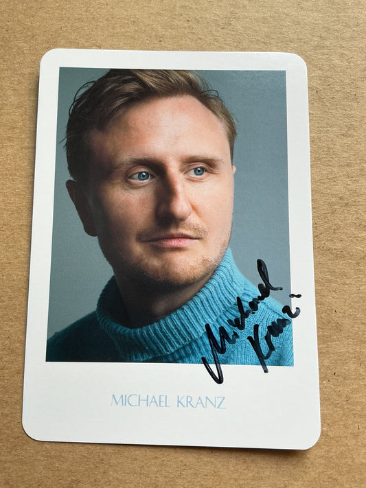 Michael Kranz, Germany 🇩🇪 Actor 2025 hand signed - Autographs-World