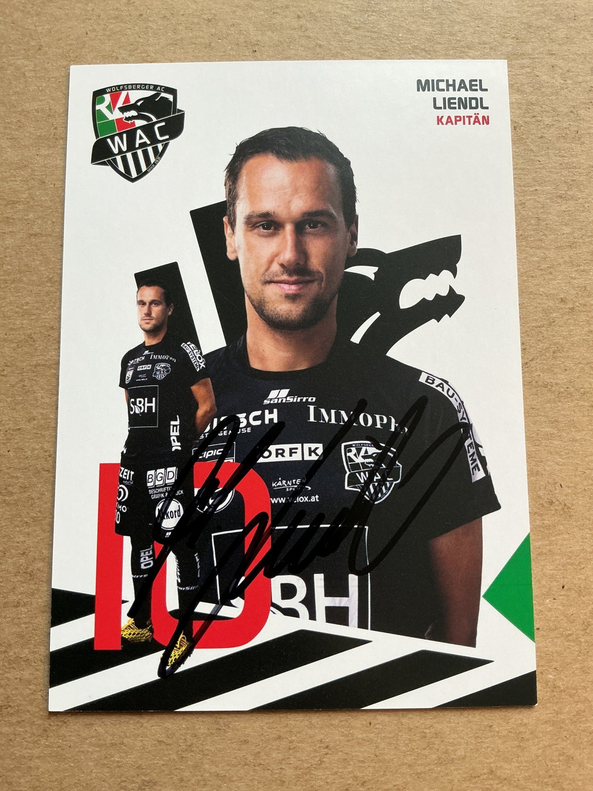 Michael Liendl, Austria 🇦🇹 Wolfsberger AC 2020/21 hand signed - Autographs-World