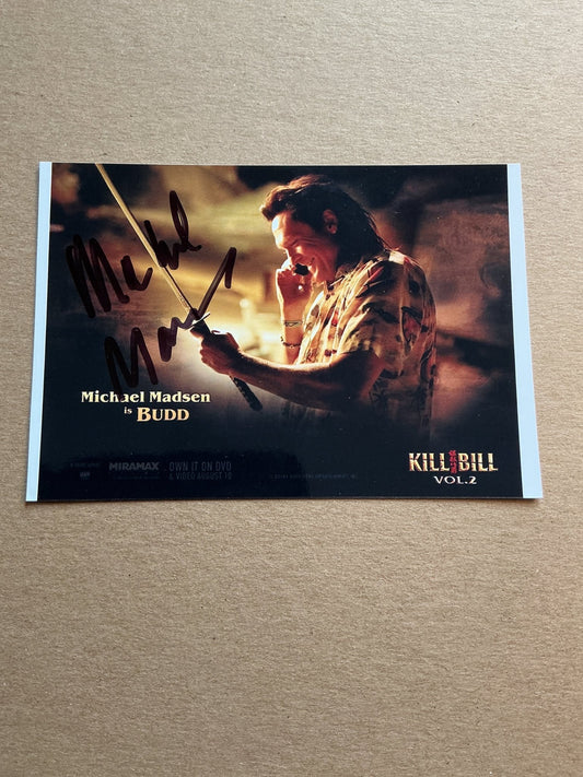 Michael Madsen, USA 🇺🇸 Actor hand signed - Autographs-World