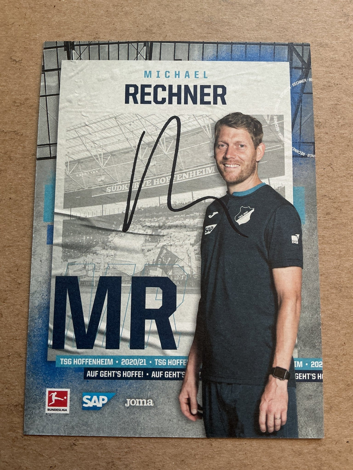 Michael Rechner, Germany 🇩🇪 TSG 1899 Hoffenheim 2020/21 hand signed - Autographs-World