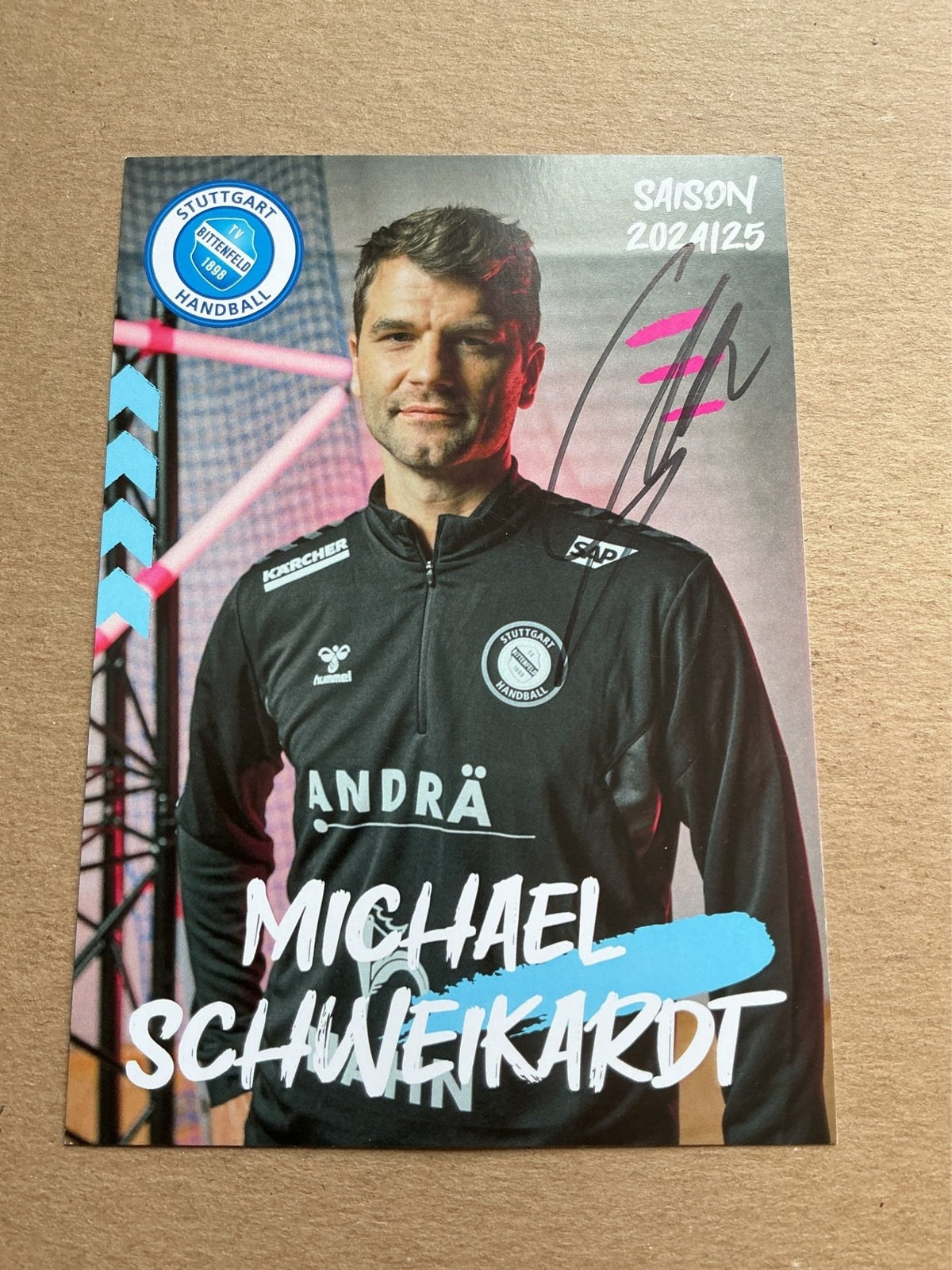 Michael Schweikardt, Germany 🇩🇪 TVB 1898 Stuttgart 2024/25 hand signed - Autographs-World