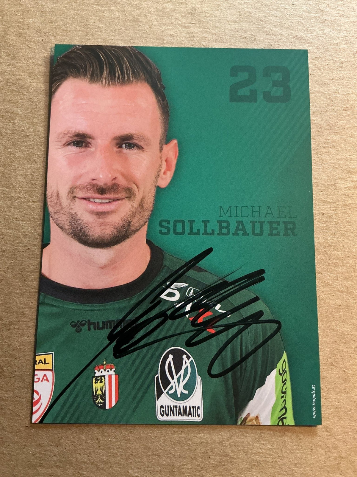 Michael Sollbauer, Austria 🇦🇹 SV Ried 2024/25 hand signed - Autographs-World