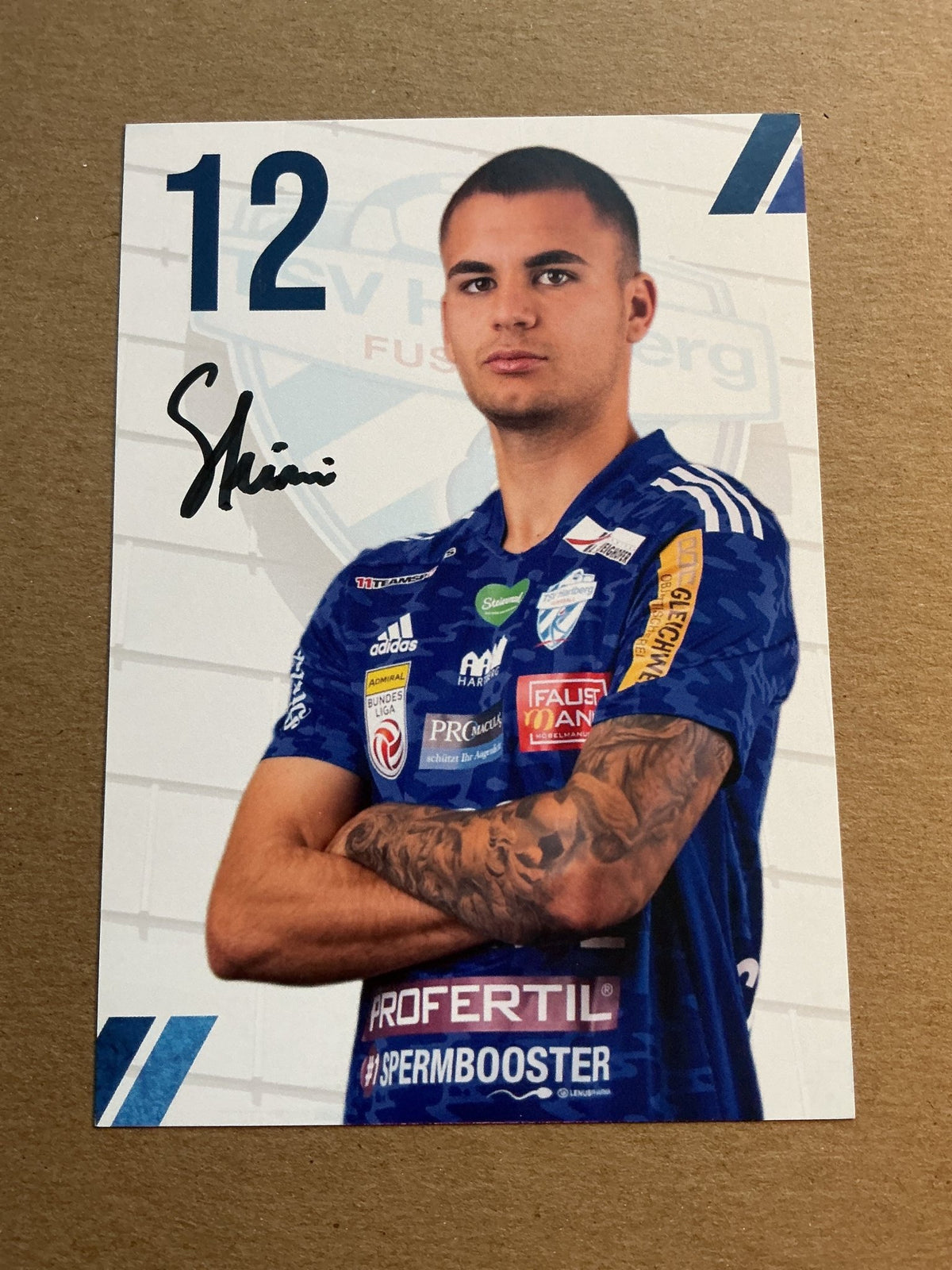 Michael Steinwender, Austria 🇦🇹 TSV Hartberg 2021/22 hand signed - Autographs-World
